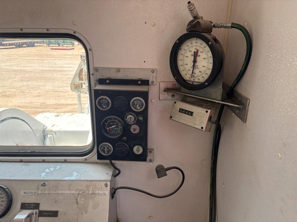 Used Self contained wireline unit, skidded