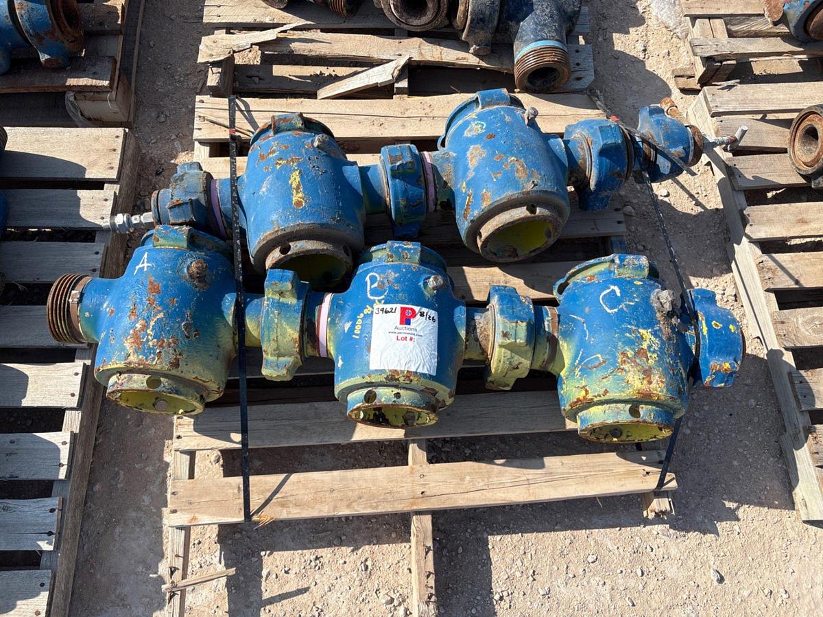 Used (5x$) 3” 1502 plug valves