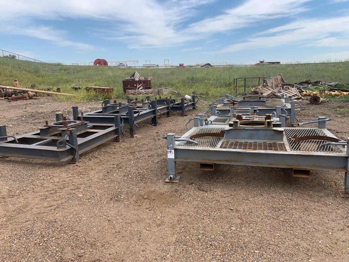 Used (8) Transport Skids