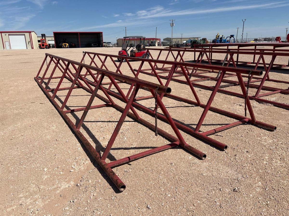 Used (2 X $) 28’ x 41” triangle pipe racks