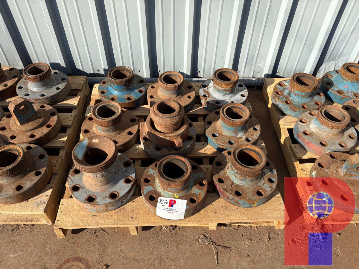 Used (9X$) 4” WECO FLANGES