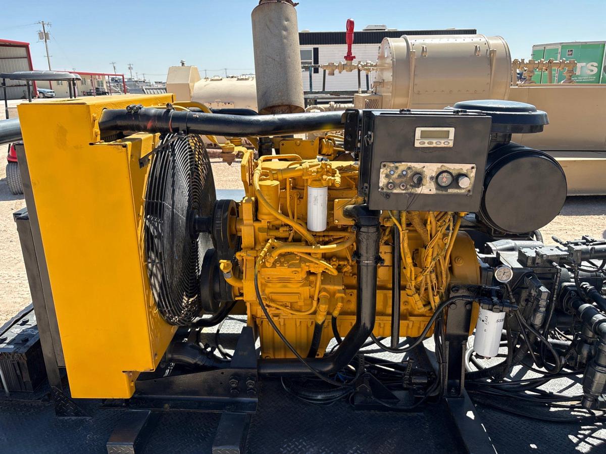 Used TDS 120-ton power swivel unit, skidded