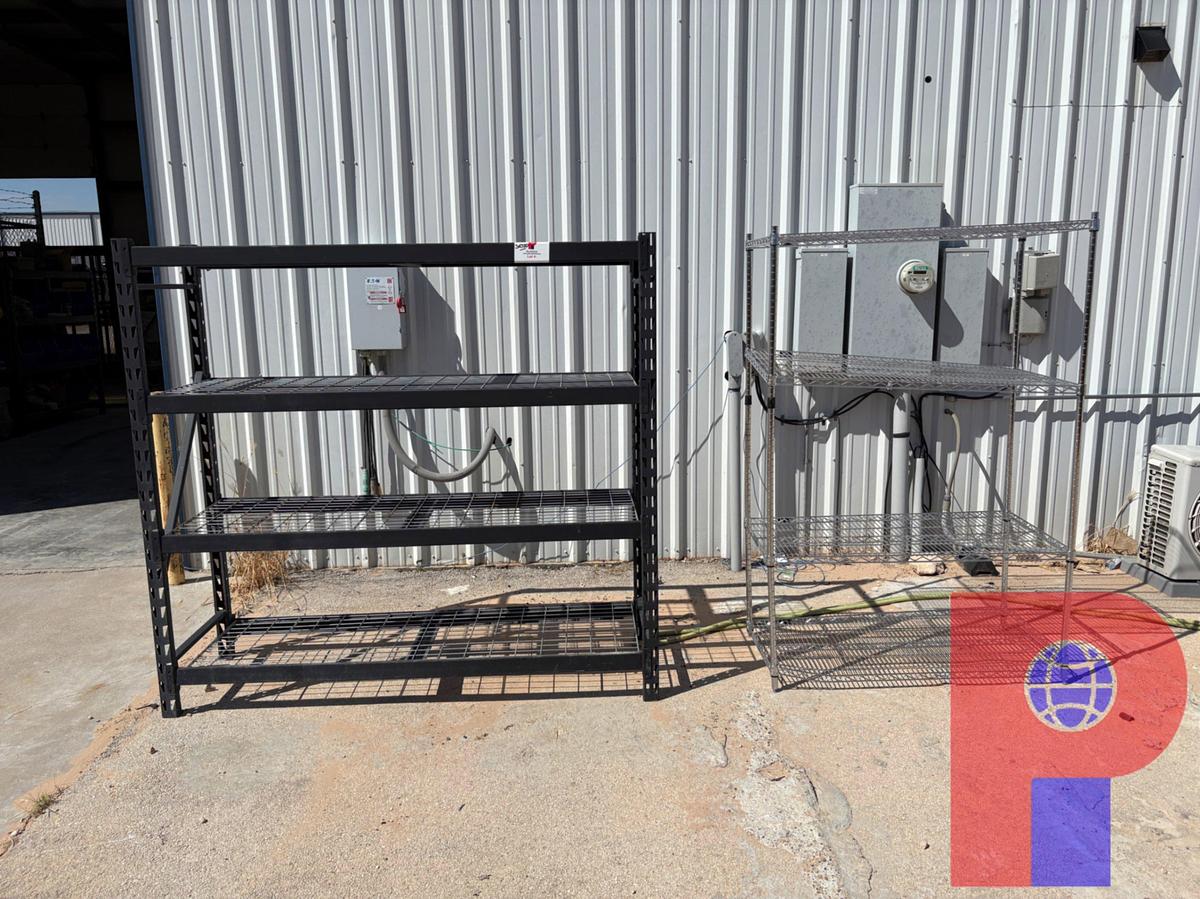 Used (1) 6’X2’X6’ & (1) 4’X2’X6’ SHELVING