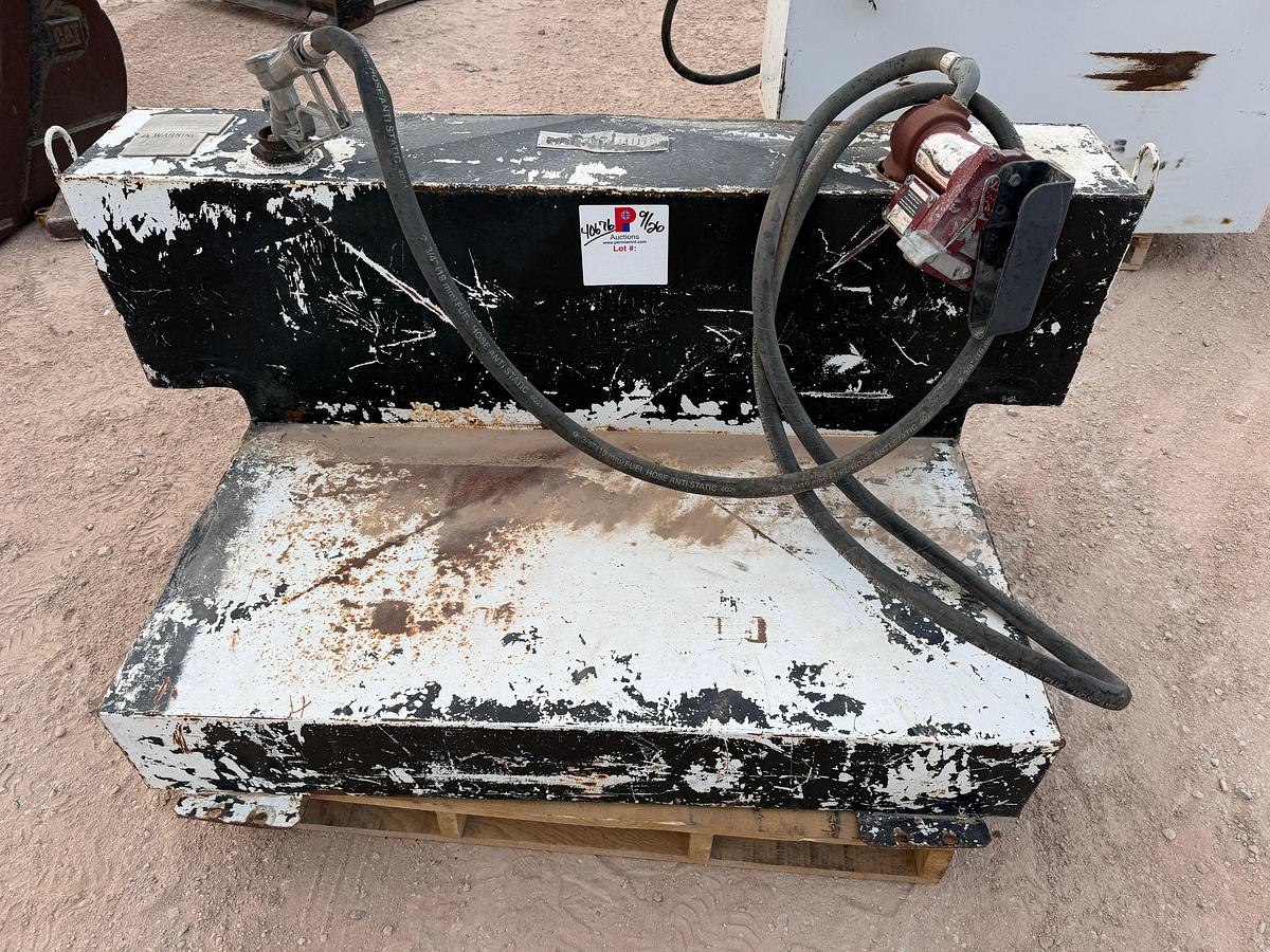 Used BETTER BUILT 100-GAL L-SHAPE FUEL TANK W/ FILLRITE PUMP & NOZZLE