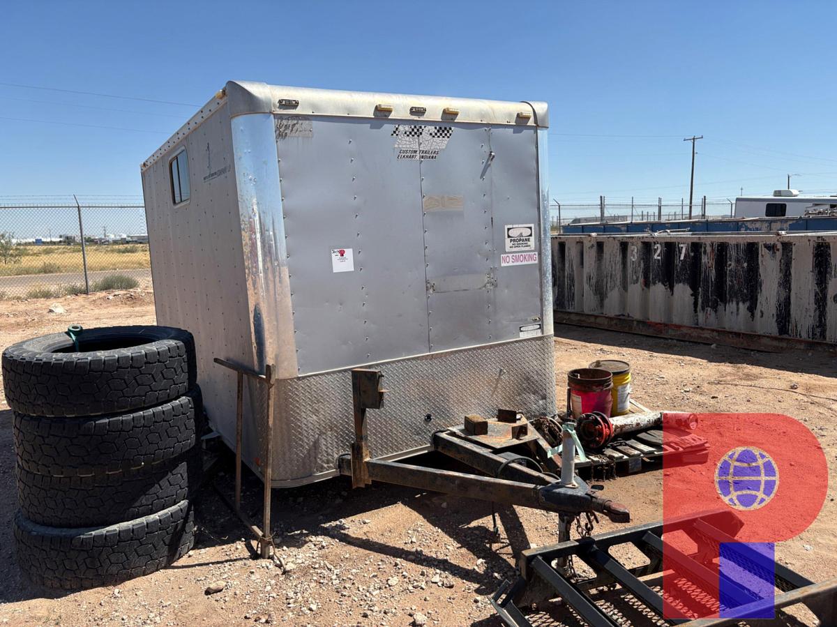 Used 2013 TEAM SPIRIT 12’ X 7’ T/A BUMPER PULL DOGHOUSE TRAILER
