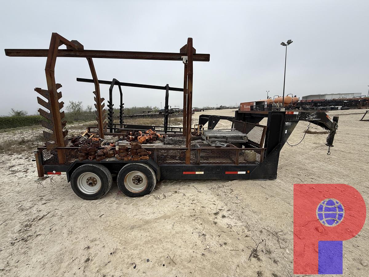 Used 2011 THIB’S TRAILERS 16’ T/A MONORAIL GOOSENECK TRAILER