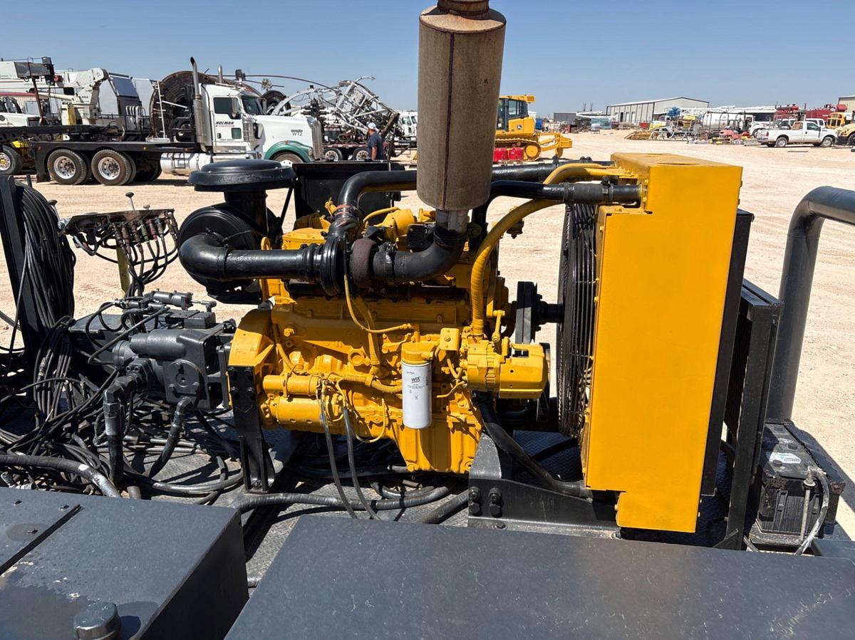 Used TDS 120-ton power swivel unit, skidded
