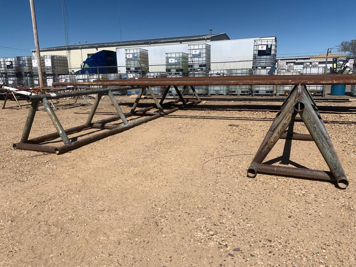 Used (2) 30’ x 42 Triangle Pipe Rack