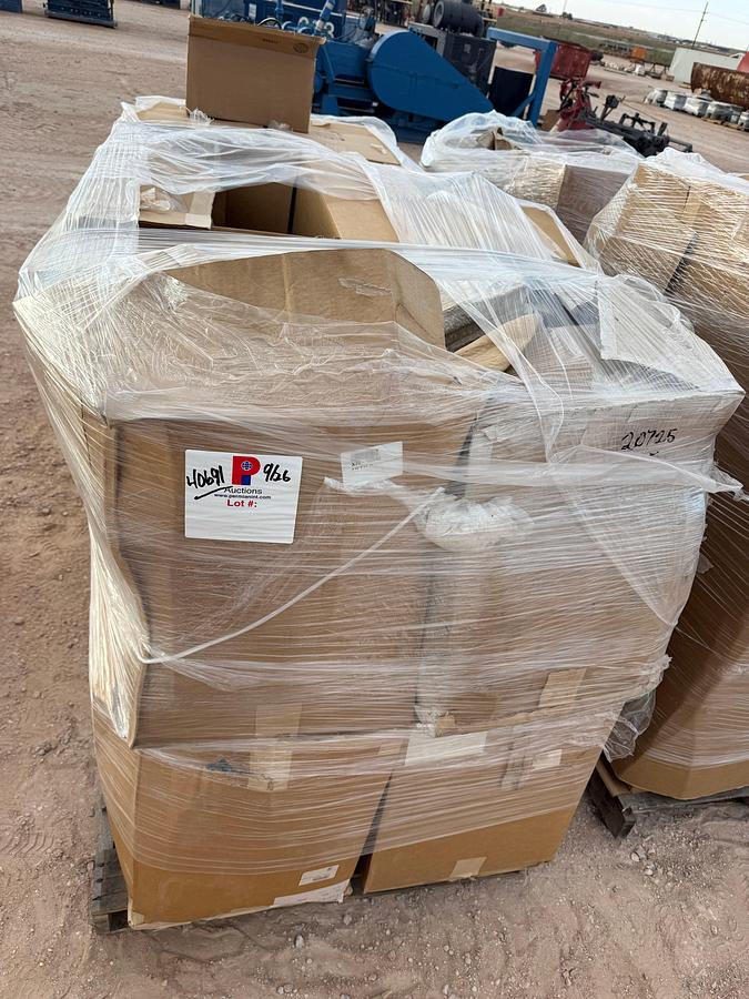 Used PALLET W/ (QTY. 300+) 4” THRU 5” IF/XH BOX/PIN END THREAD PROTECTORS