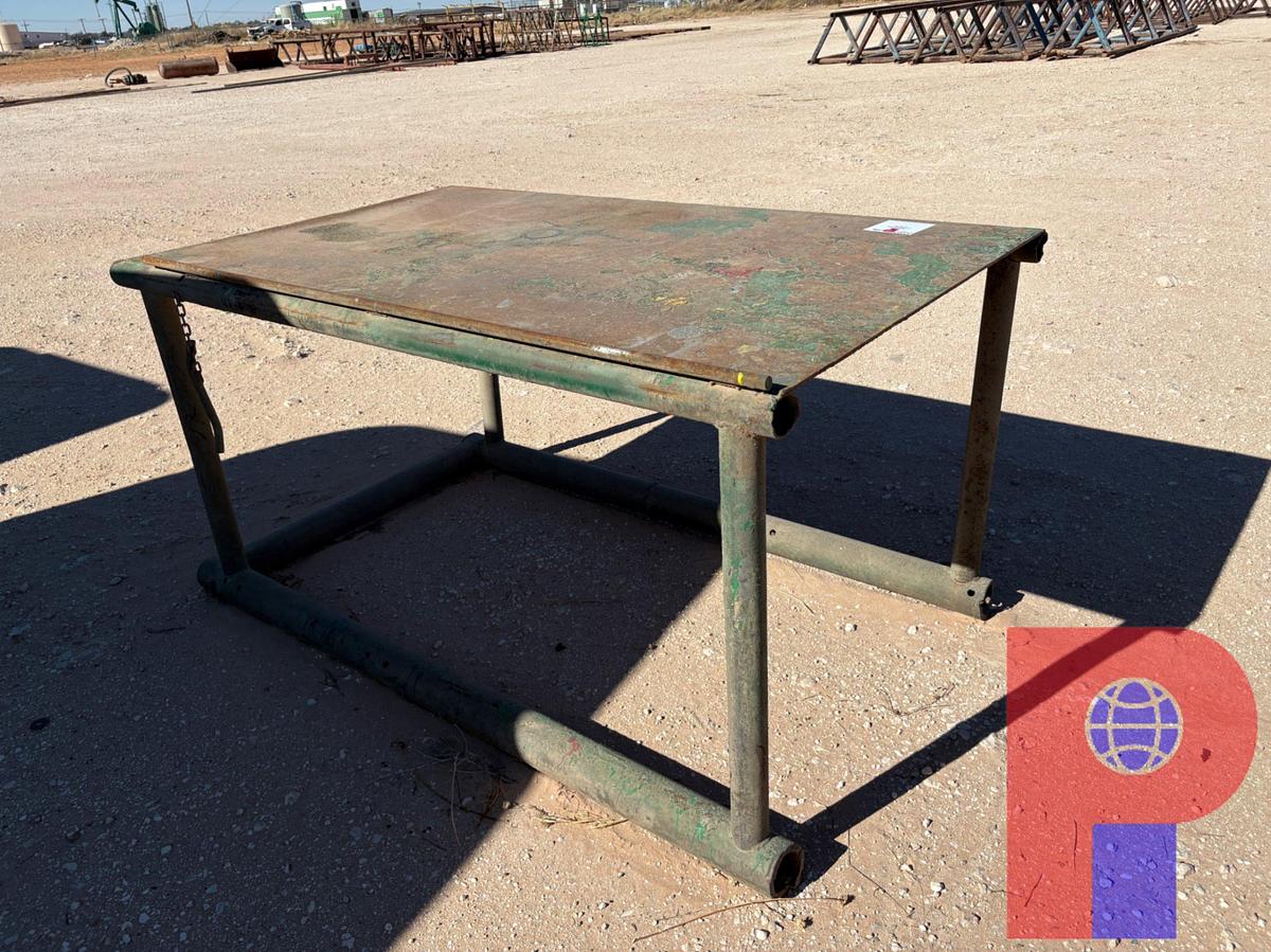 Used PRESSURE TEST UNIT & SHOP TABLE