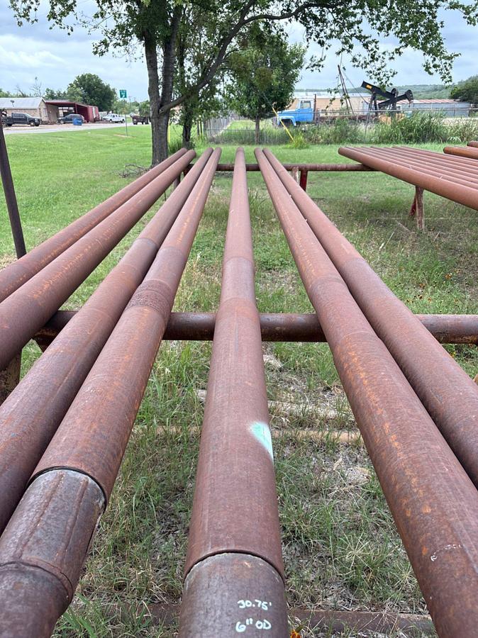 Used 6”OD x 2-3/8”ID x 30.75’L 4-1/2XH SLICK DRILL COLLAR