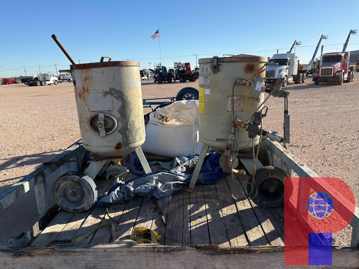 Used 2015 PJ 20’ X 7’ T/A BUMPER PULL SANDBLASTING TRAILER