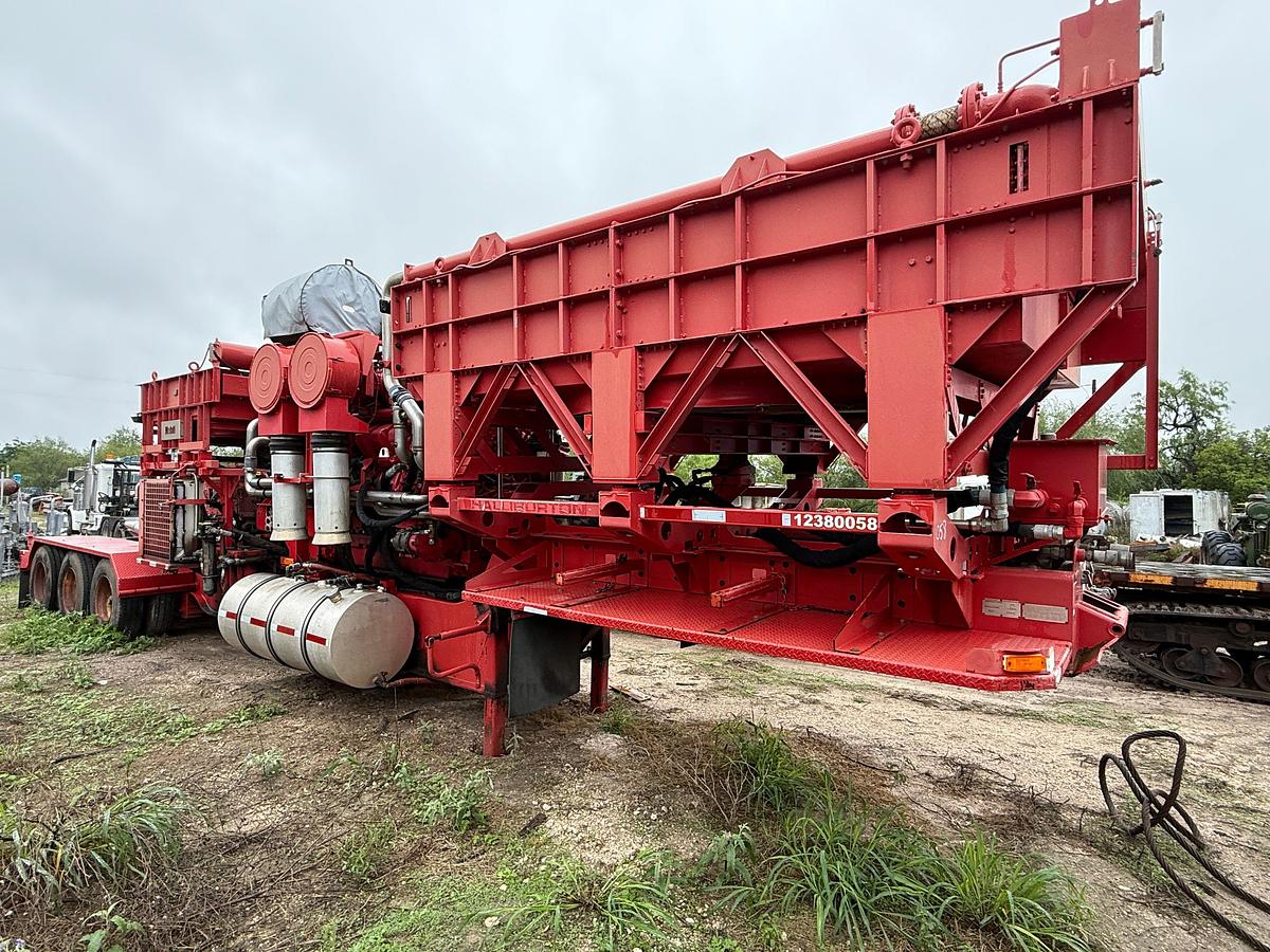 Used 2014 MTU 12V4000 2250-HP W/ ALLISON TRANS. (NO PUMP) MTD ON 3-AXLE FRAC PUMP TRAILER