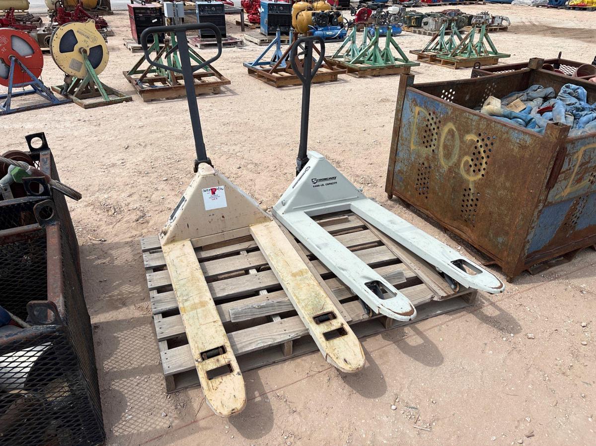 Used 5,000lbs pallet jack & 4,400lbs pallet jack