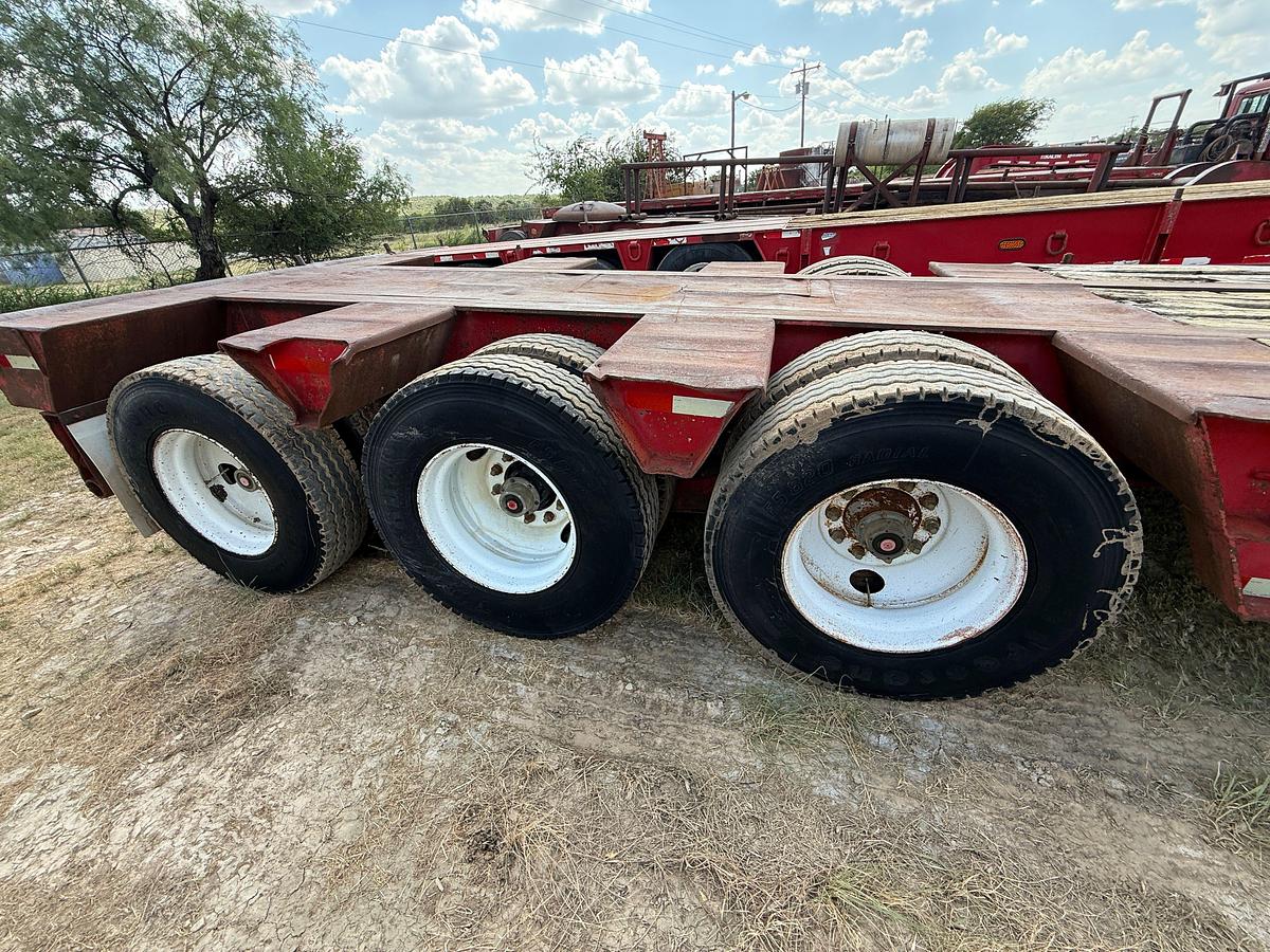 Used 1981 AZTEC 45’x 96” 50-Ton TRI-AXLE NARROW NECK LOWBOY TRAILER