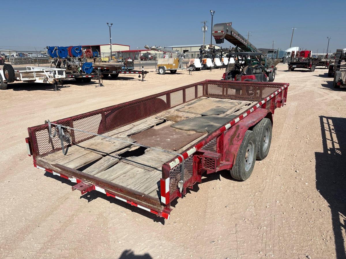 Used 2012 C&M TRAILERS 16’ X 6.5’ T/A BUMPER PULL UTILITY TRAILER