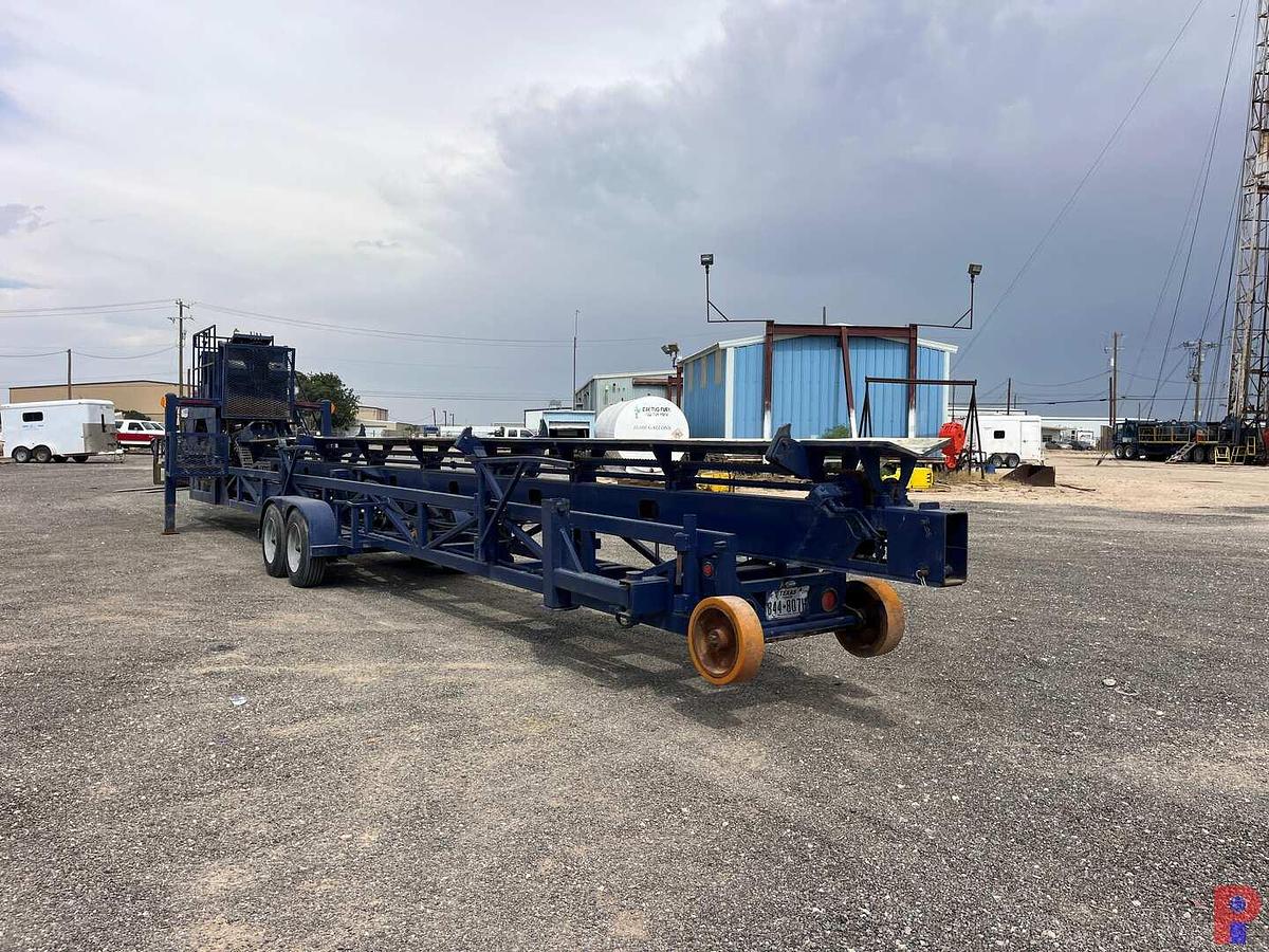 Used 38’ PIPEHANDLER CATWALK TRAILER P/B A DEUTZ 3 CYLINDER ENGINE