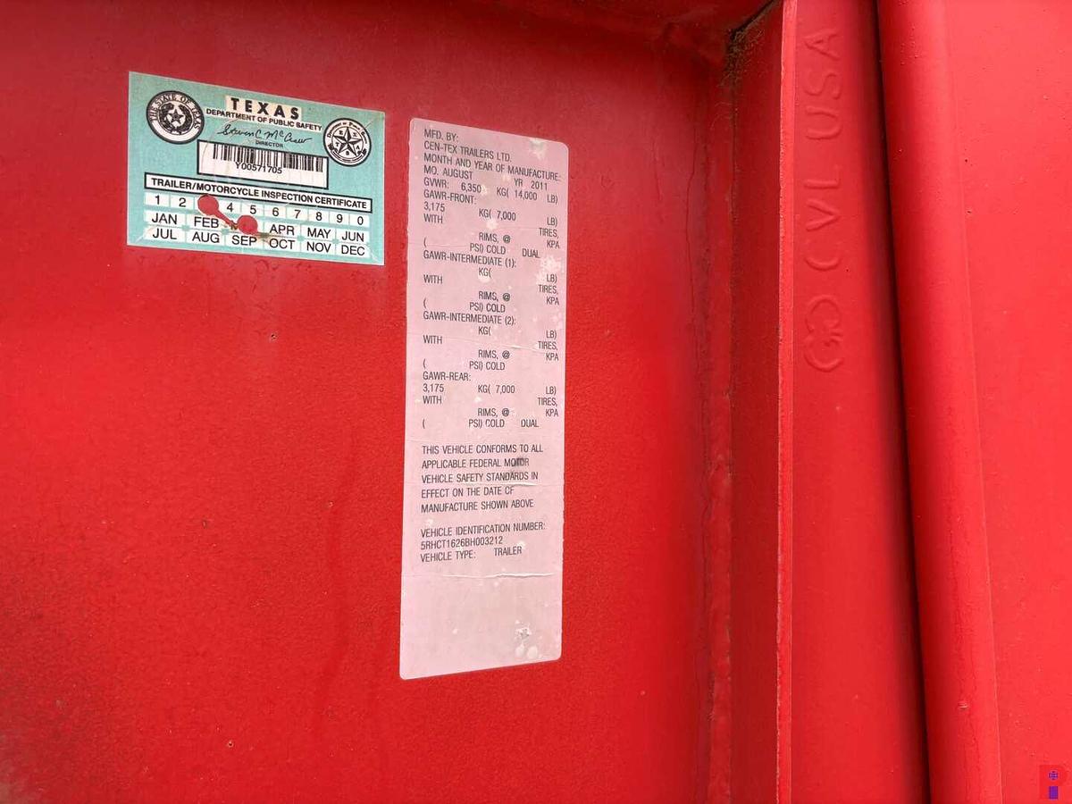 Used 3-STATION CLOSING UNIT MTD ON 2011 CENTEX T/A GOOSENECK TRAILER