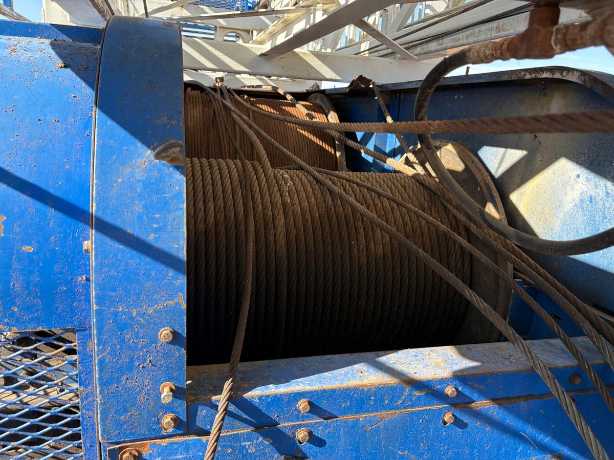 Used 2012 RIG WORKS MUSTANG 550 4-AXLE WELL SERVICE RIG