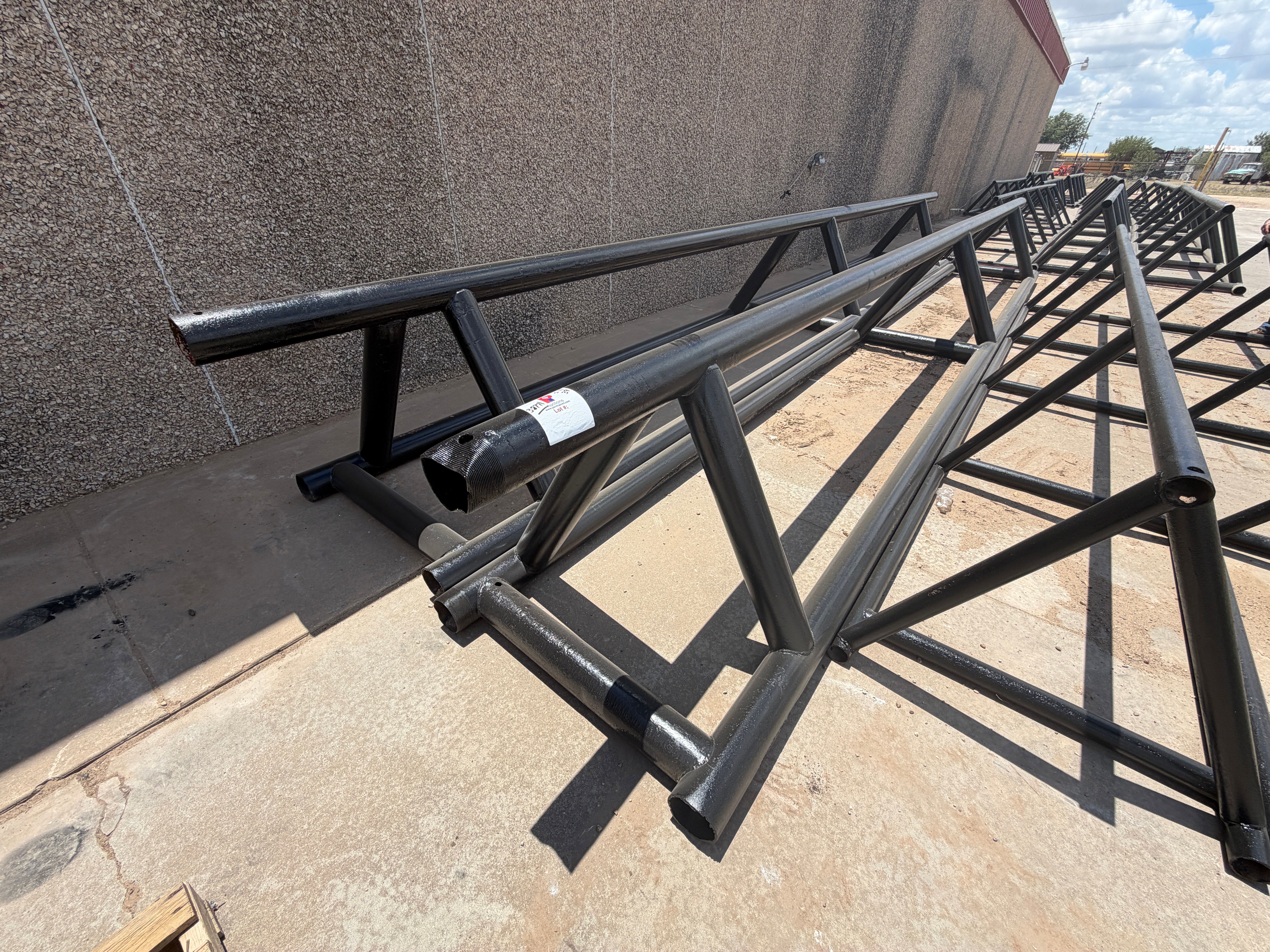 Used (2) 30’ x 39” Triangle Pipe Racks