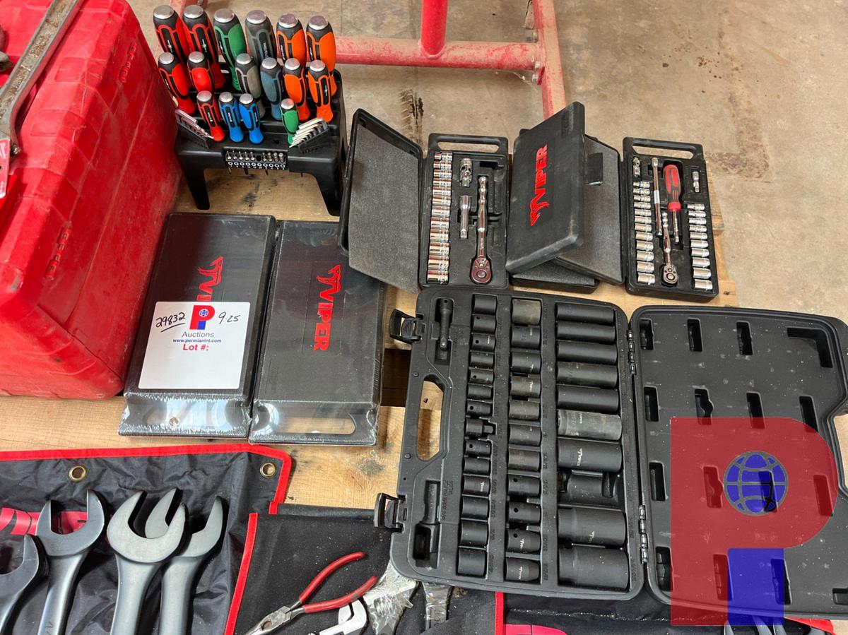 Used PALLET OF VIPER HAND TOOLS (MOSTLY UNUSED)