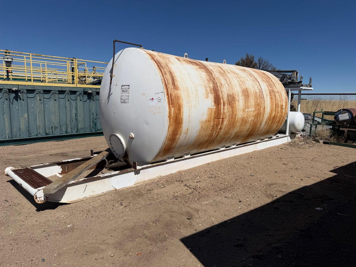 Used 6,000 Gallon Diesel Fuel Tank skid w/ lubster