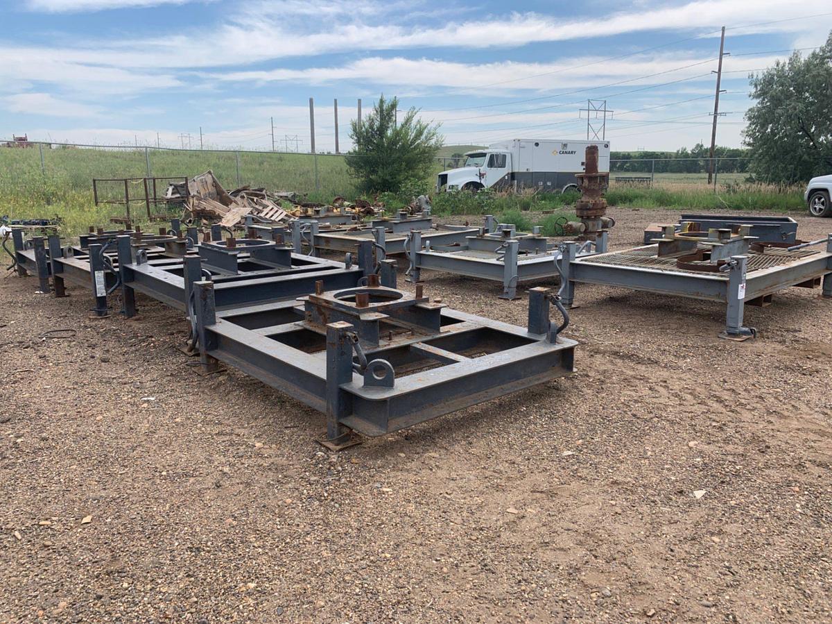 Used (8) Transport Skids