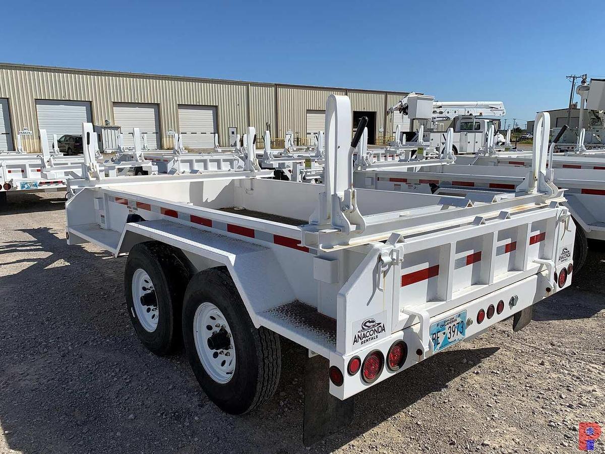 Used 2018 BROOKS BROTHERS TRAILERS 21’ T/A PINTLE HITCH POLE TRAILER