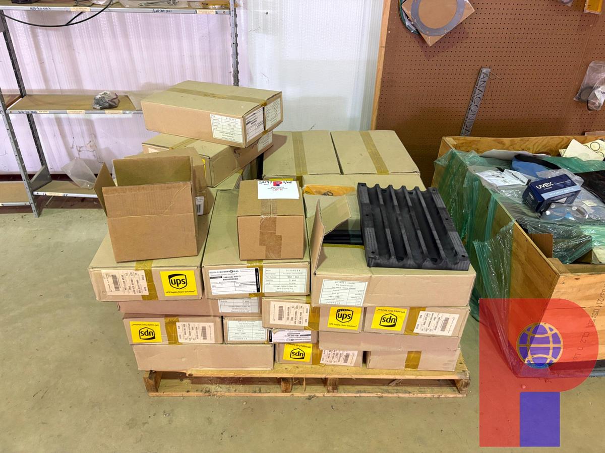 Used PALLET OF (32 BOXES) OF CHICAGO RUBBER & SEAL 1662-044 BULLWHEEL LINER SEGMENTS