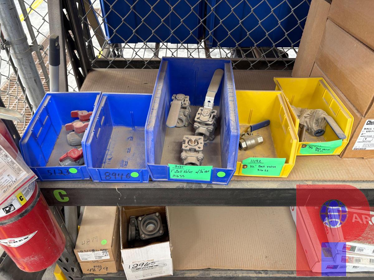 Used 6’ X 2’ X 6’ SHELF W/ CONTENTS