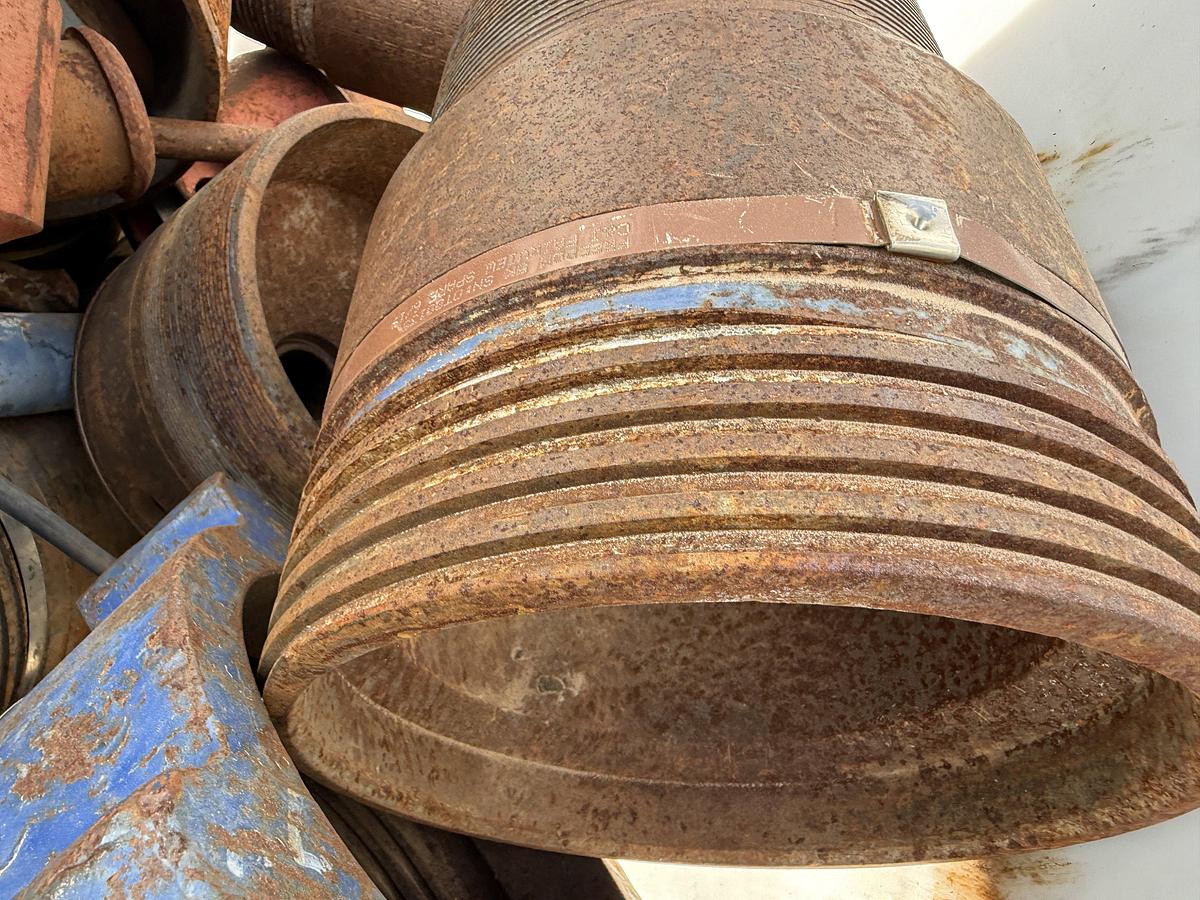 Used TOTE W/ CEMENT HEAD CONNS., CROSS OVERS, SUBS, & RELATED, SOME 2” FLOW IRON