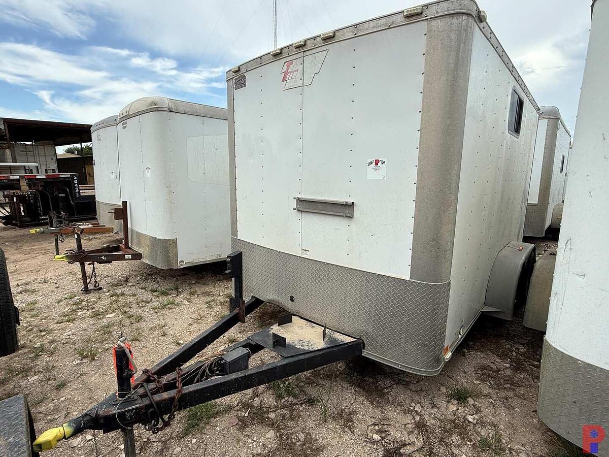 Used 2018 TEAM SPIRIT TRAILERS 12’ T/A BUMPER PULL CREW / DOGHOUSE TRAILER