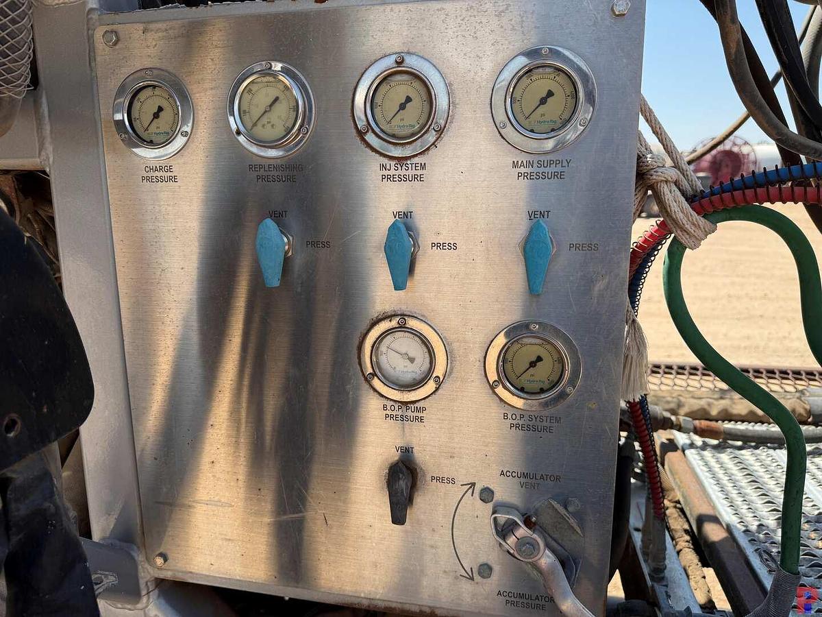 Used 2015 PETERBILT 367 TRI-DRIVE COIL TUBING HAUL TRUCK