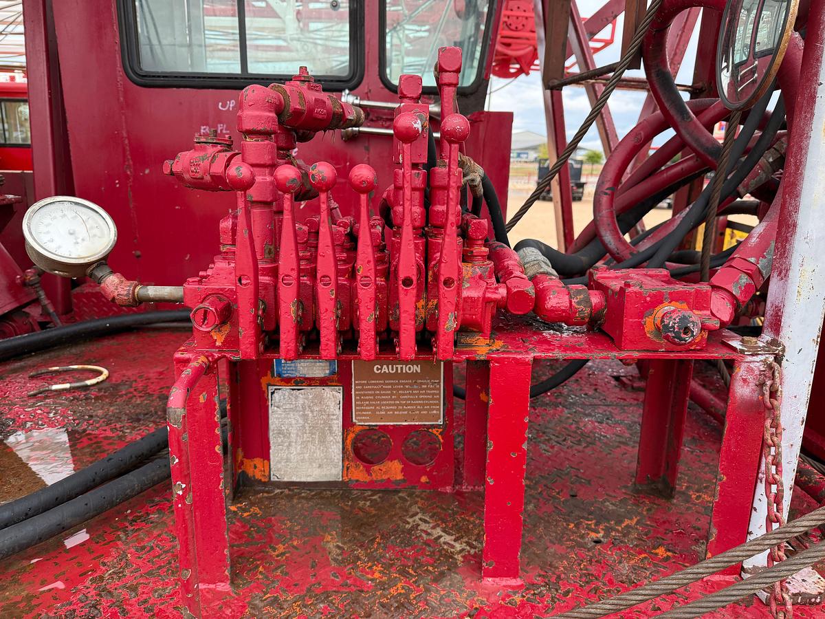 Used 1980 COOPER LTO-350 DD 96'-205K 4-AXLE DRIVE-IN WELL SERVICE WORKOVER RIG