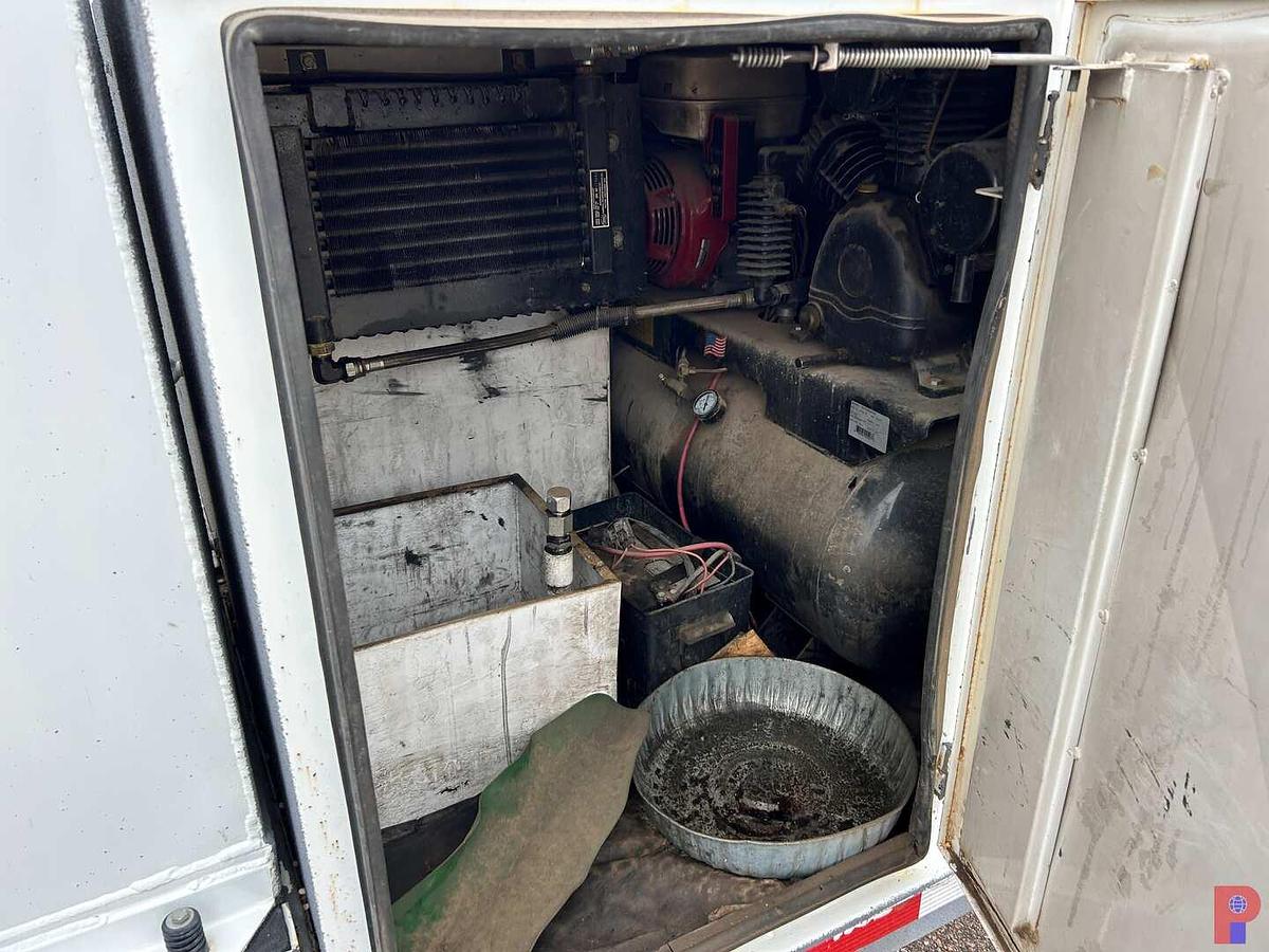 Used 2010 VALLEY ENGINEERING, INC. 12' T/A FUEL LUBE BUMPER PULL TRAILER