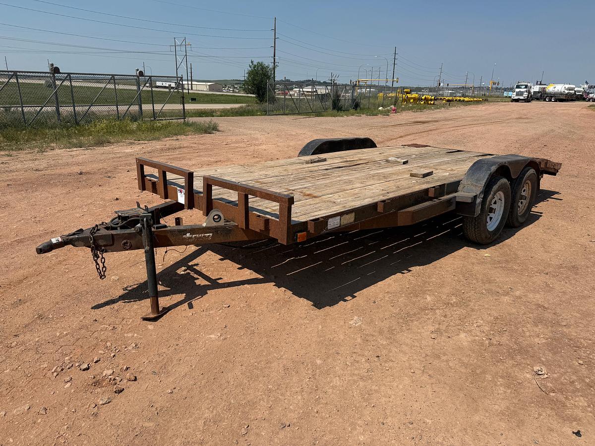 Used 2005 TEMCO 18’ x 96” T/A 14K LB BP UTILITY FLATBED TRAILER