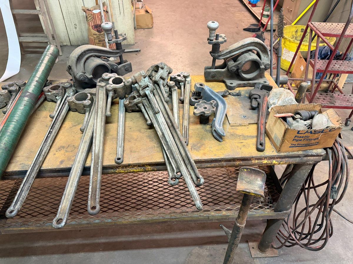Used Pump Working / Test Table w/ tools