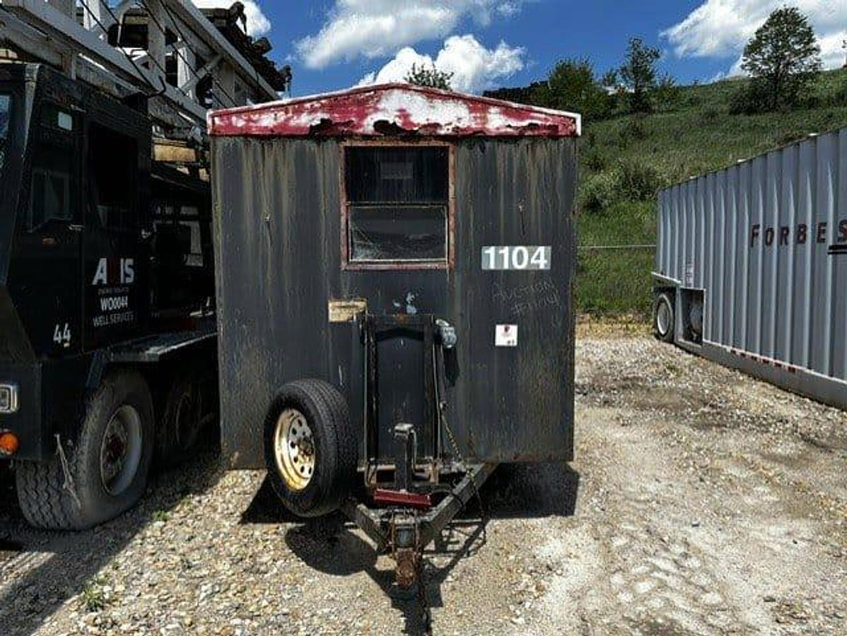 Used 12' X 7' T/A DOGHOUSE BP TRAILER