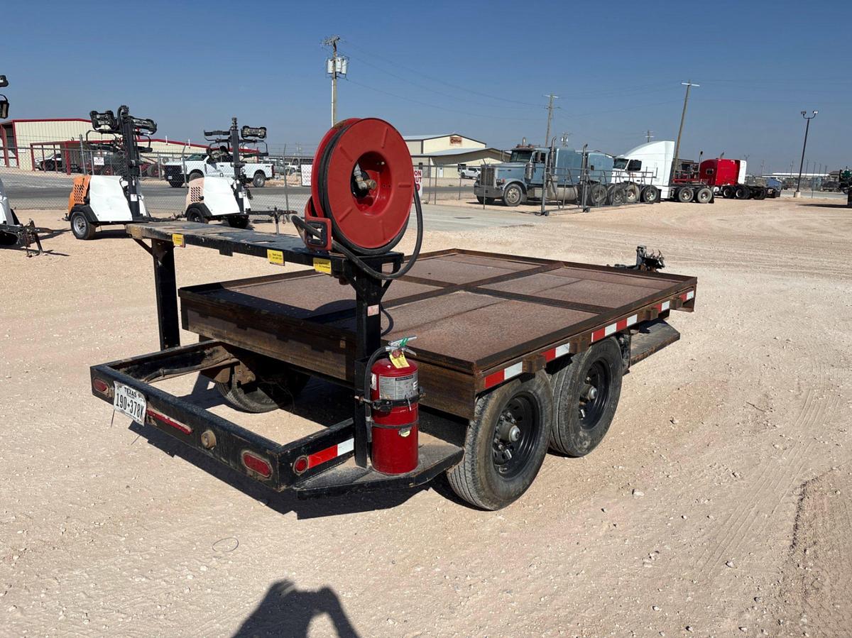Used 2018 SAGE OIL VAC 12’ X 88” T/A BUMPER PULL LUBE TRAILER