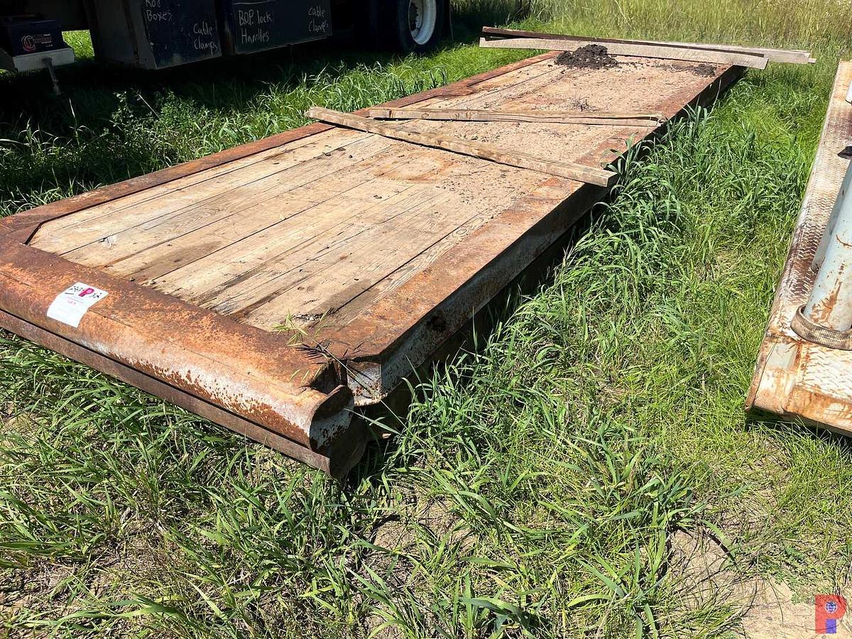 Used 20’ X 5’ X 6” STEEL FRAMED WOOD RIG MATS