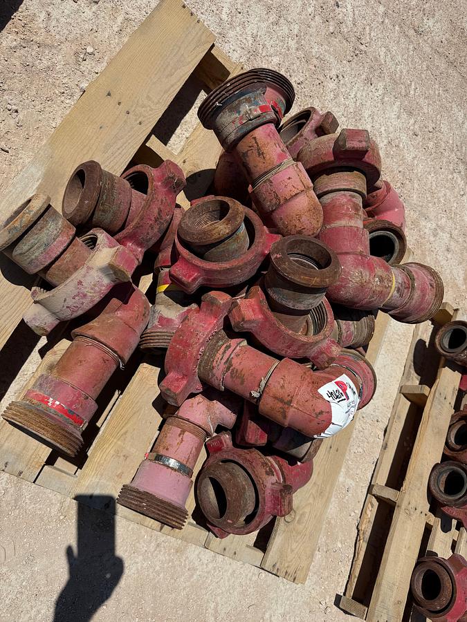 Used PALLET W/ (13) 3” FIG 1002 10K WP ELBOWS