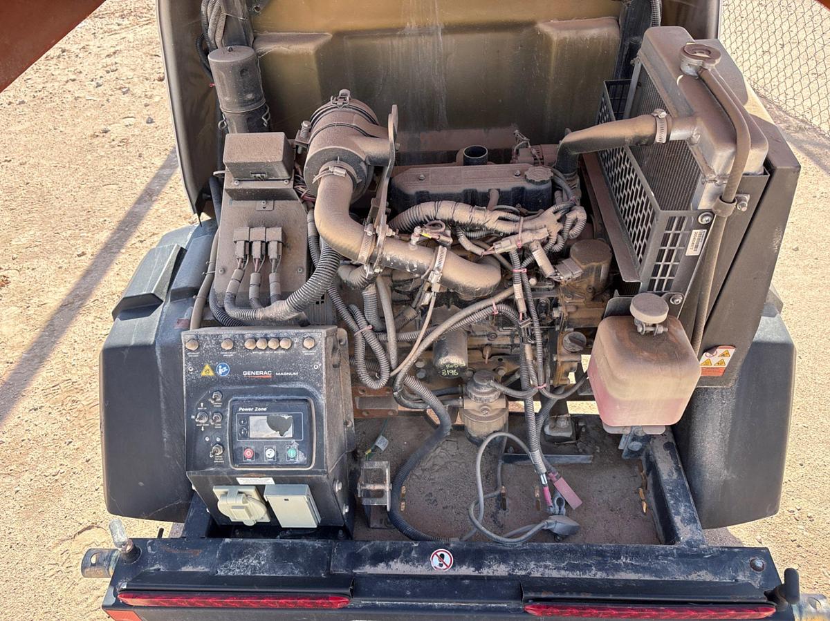 Used 2018 GENERAC MLT6SMD 6KW S/A BUMPER PULL LED LIGHT TOWER