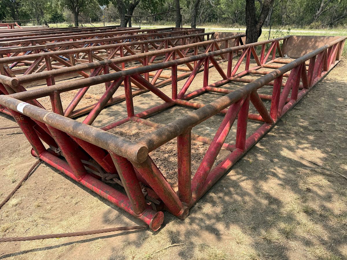 Used 40’L x 8’W x 3’H SKIDDED PIPE TUB