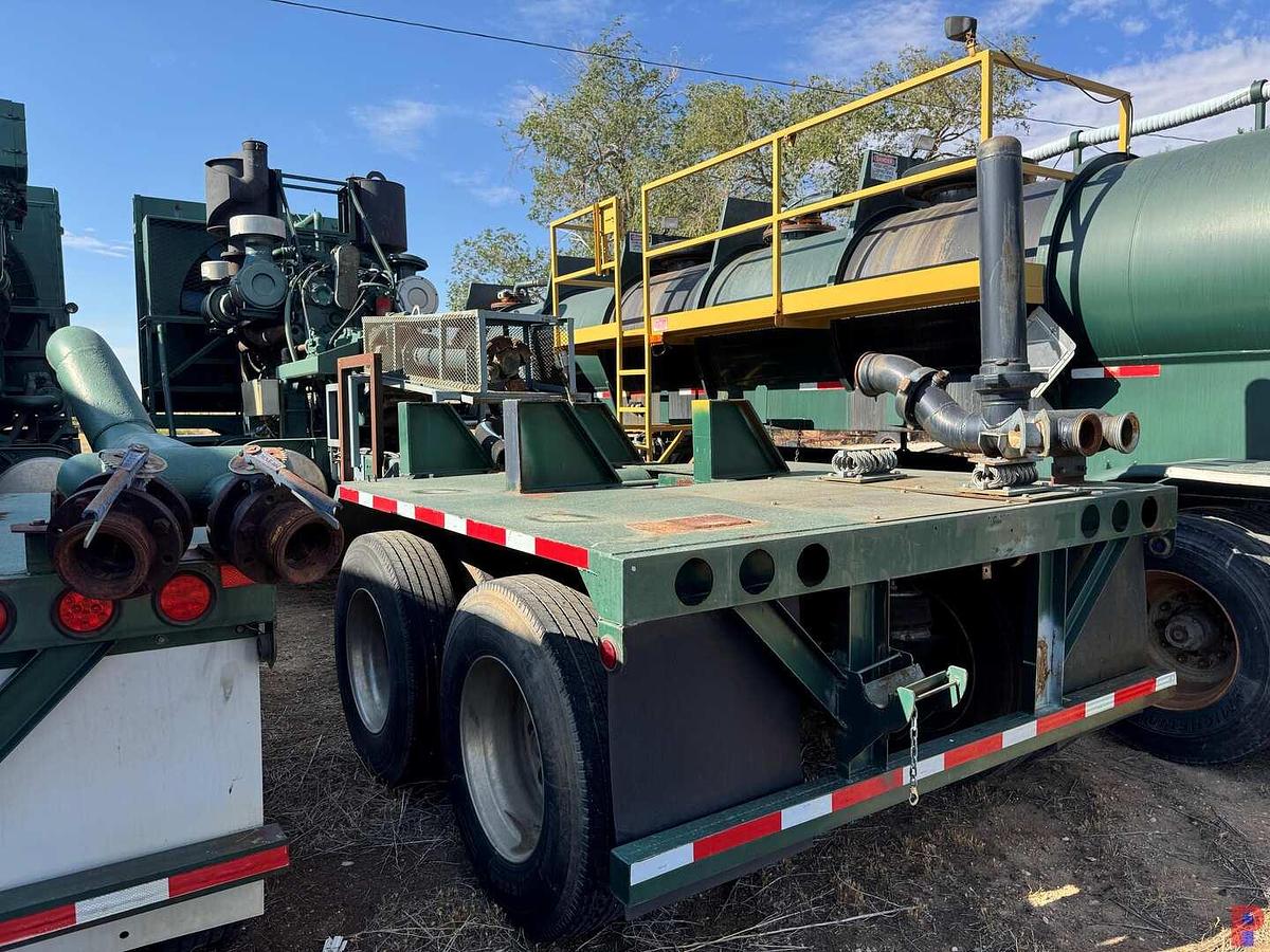 Used T/A FRAC PUMP TRAILER W/ DETROIT DEIESEL 12V 149TTA DIESEL ENGIINE & ALLSION TRANSMISSION