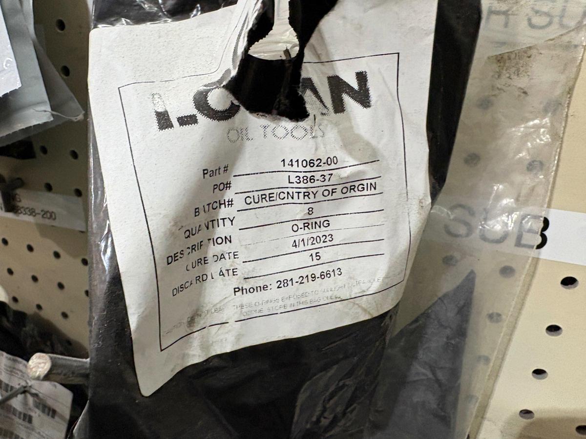 Used Assorted Logan 2-3/8 & 2-7/8” bumper sub o-rings