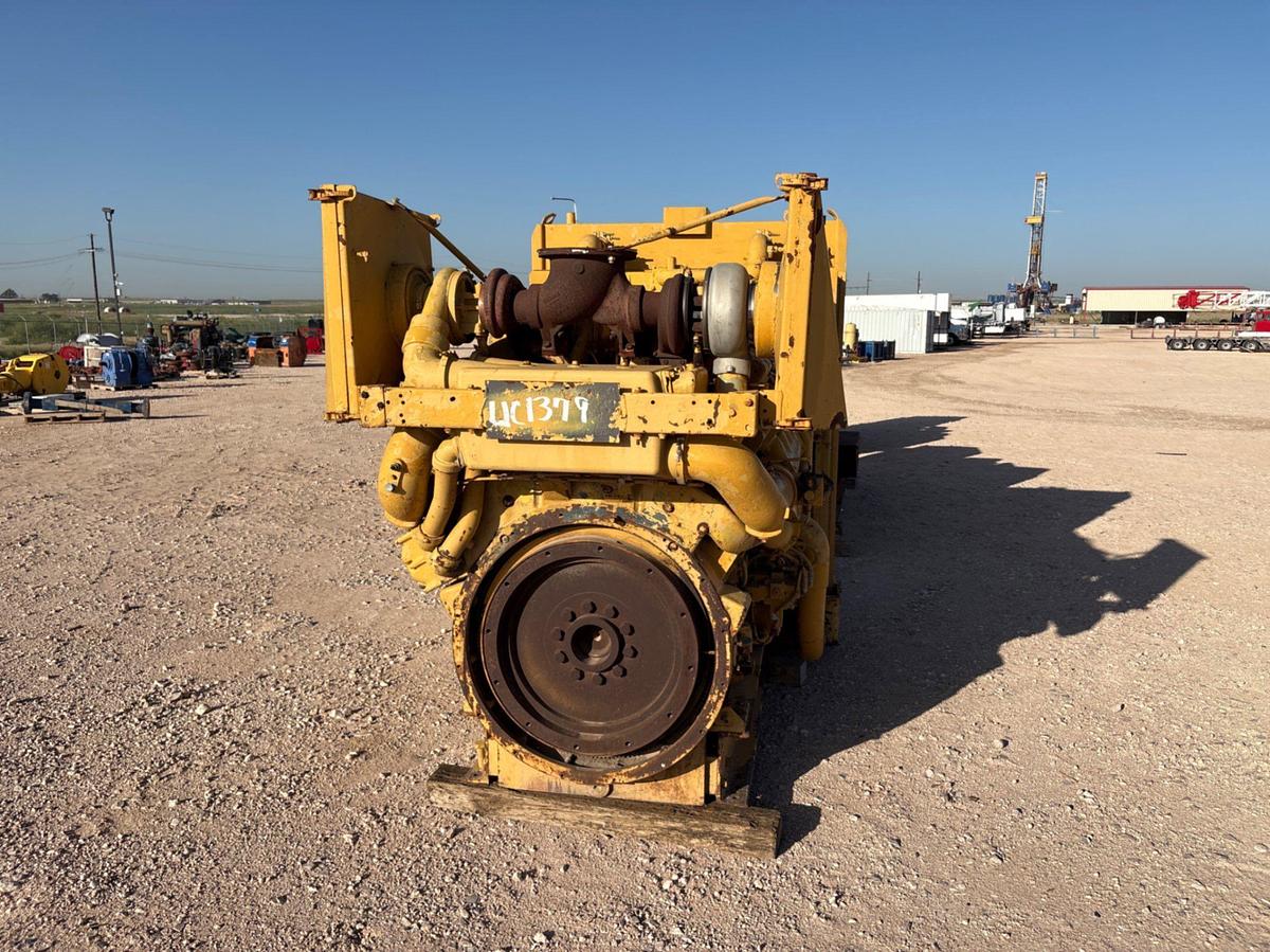 Used Cat D379 PCTA diesel engine w/ radiator
