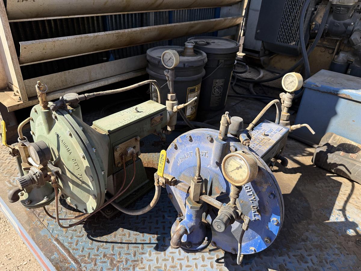 Used 2006 AIR FOAM UNIT P/B (3) CATERPILLAR ENGINES MTD ON PRECISION PUMP & COMPRESSOR T/A DROP DECK TRAILER