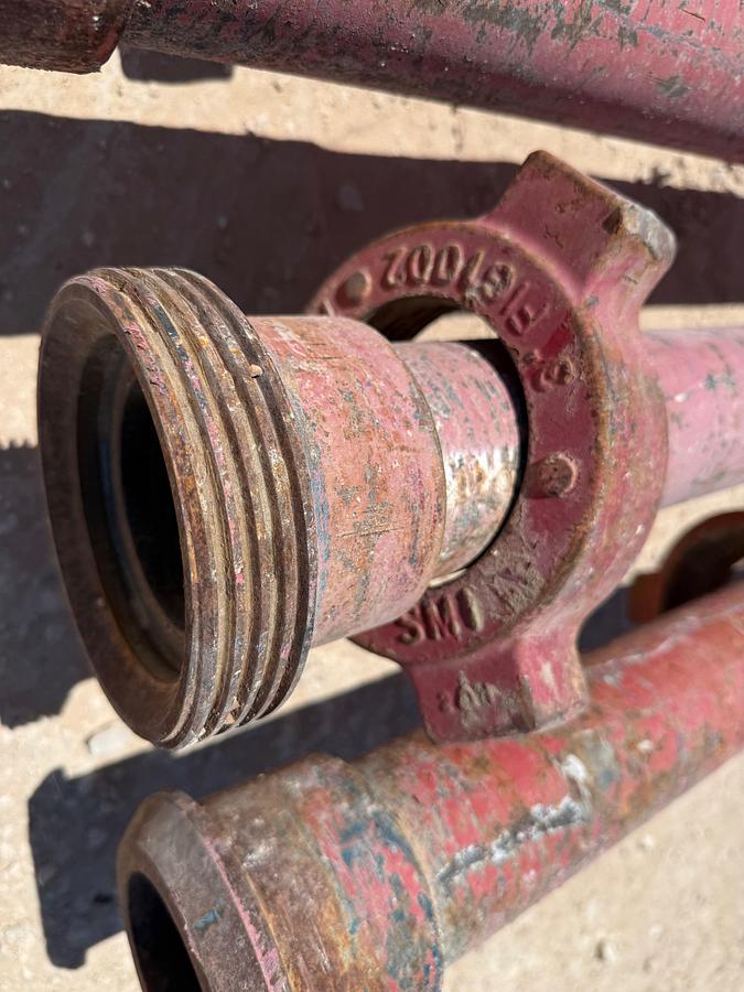 Used (5 X $) 3” X 10’L FIG 1002 10K WP FLOW IRON