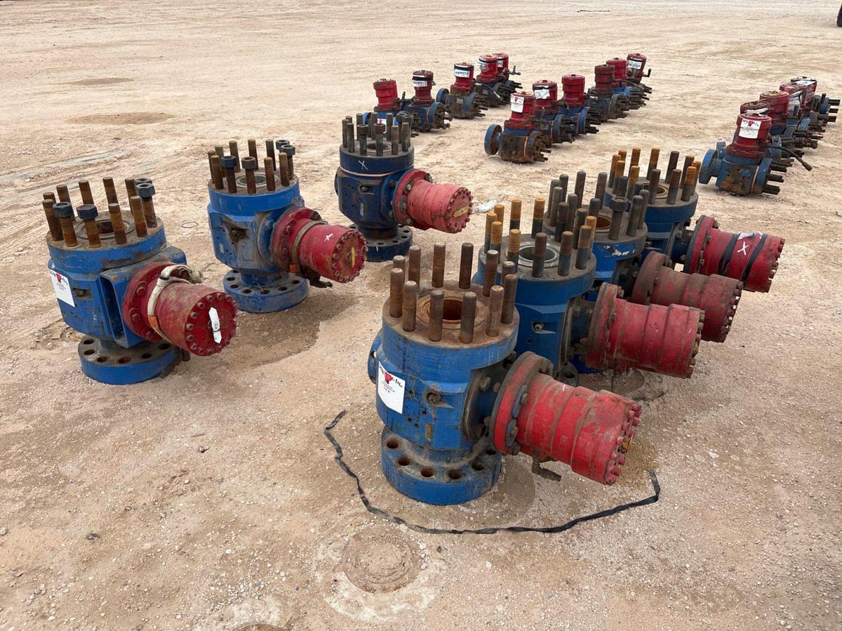 Used (7x$) 5” 15K hydraulic ball valves
