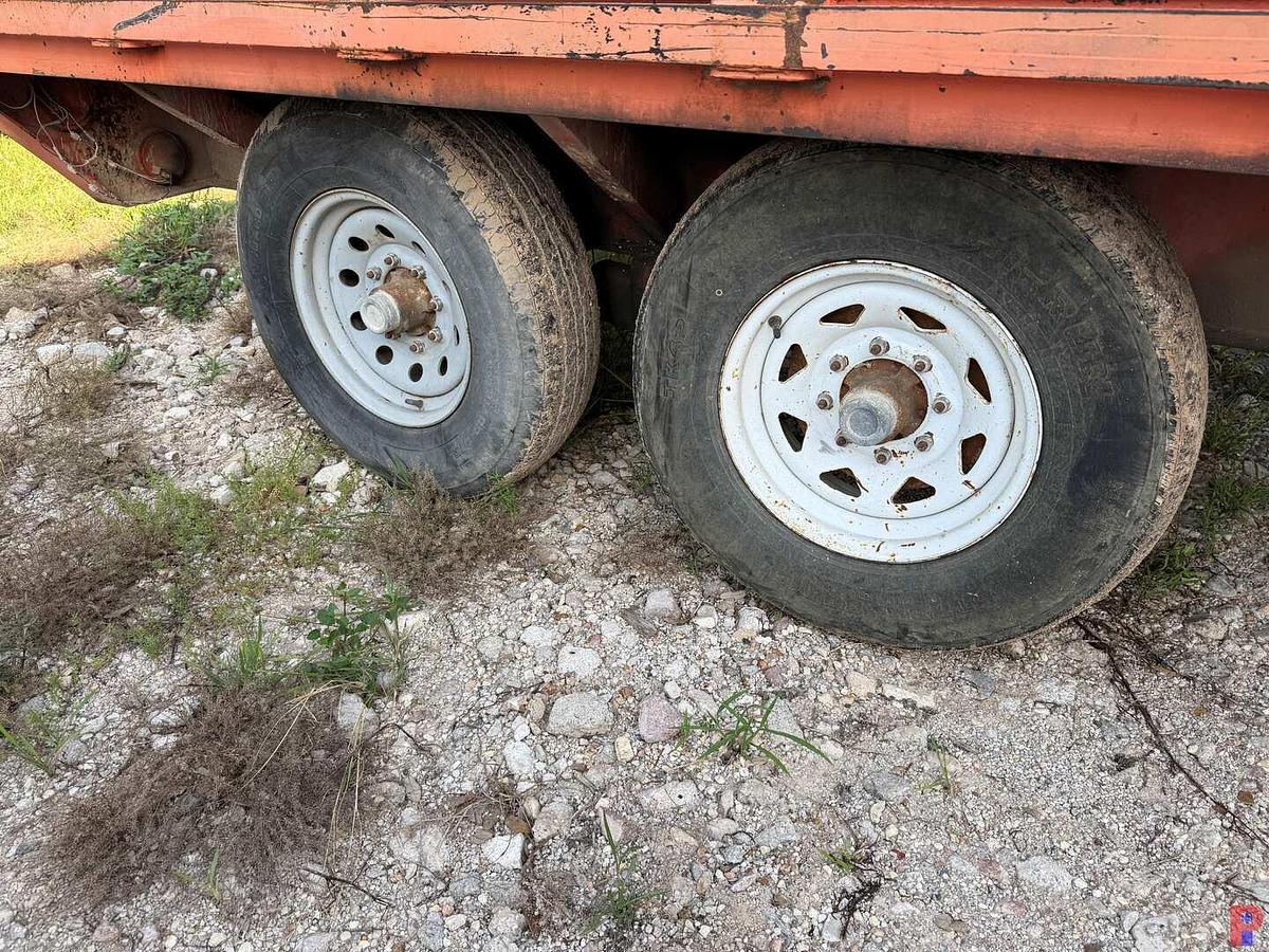 Used 2011 CENTEX TRAILERS 16’ X 102” T/A SGL. WHL. FLATBED GOOSENECK TRAILER
